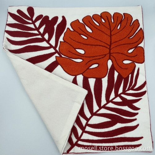 Daily Use Brightly Painted Leaf Pattern Pillowslips